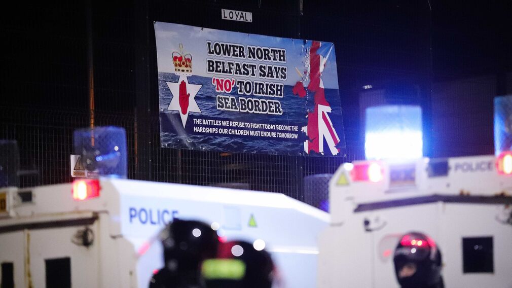 The Loyalists do not want a border at sea between Northern Ireland and the rest of Britain, which is what the Brexit agreement practically leads to.