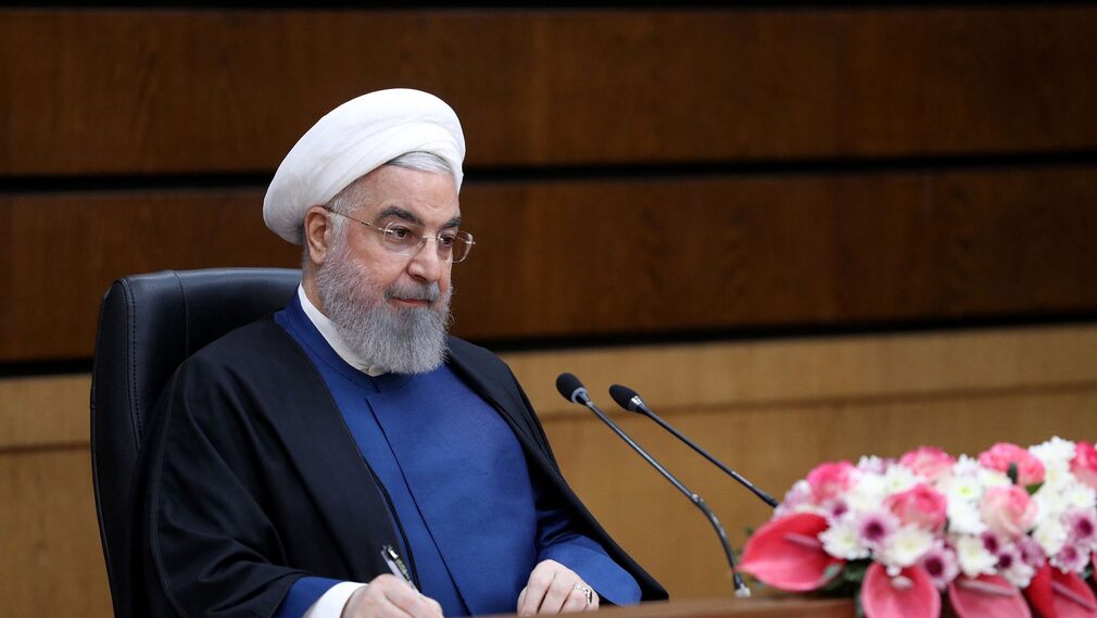 The President of Iran, Hassan Rouhani.