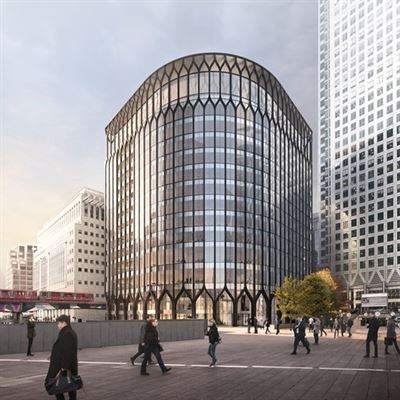 Skanska is building an office building in London, UK, for £ 135 million, roughly SEK 1.5 billion