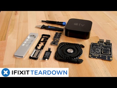 IFixit is ripping off the new Apple TV 4K.  And the new Siri controller