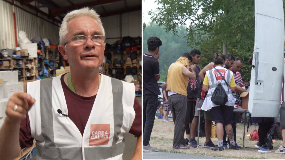 Volunteer Andy Brown protects vulnerable migrants in French camps