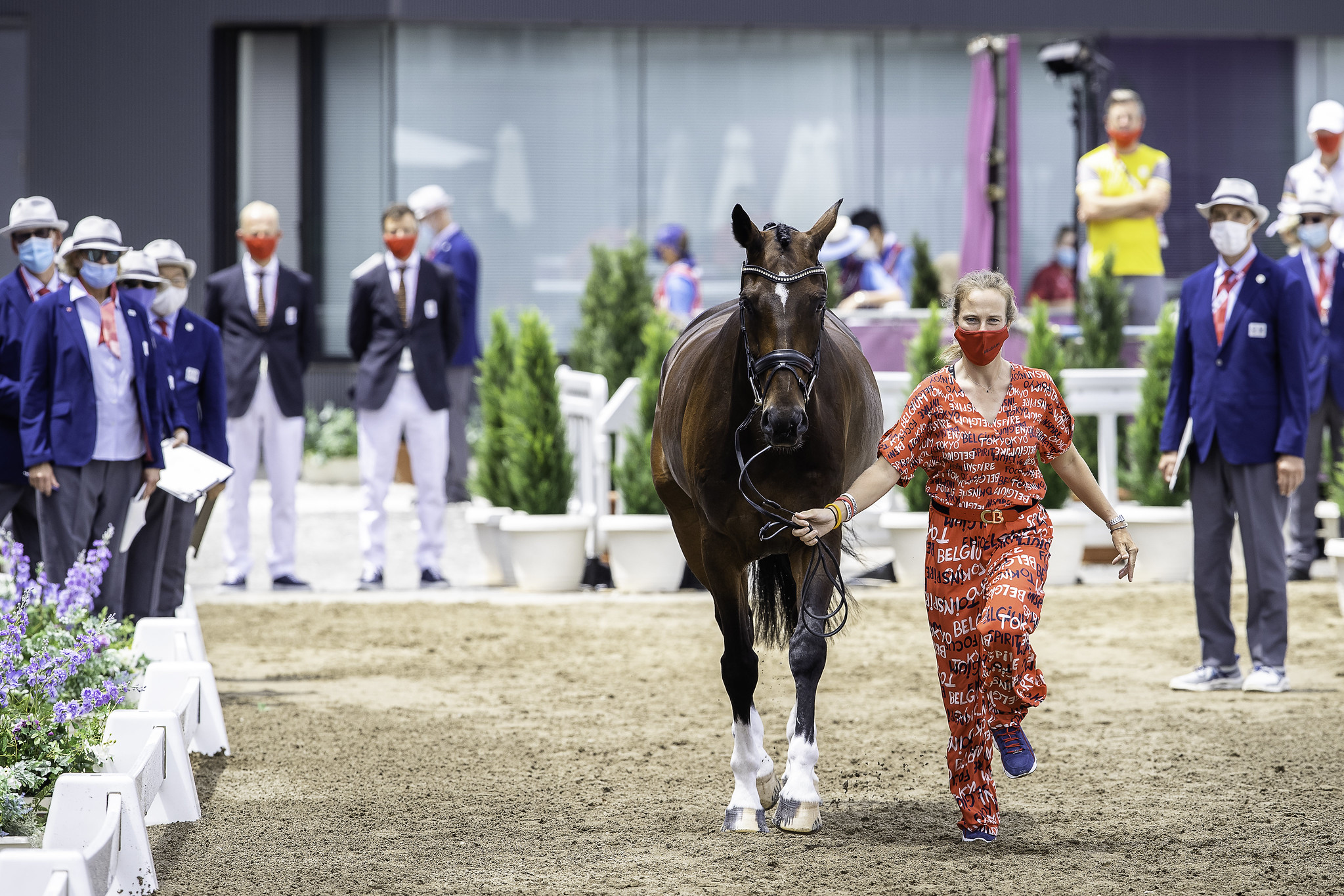 Laura de Litterke-Meyer with Albacca de Orville