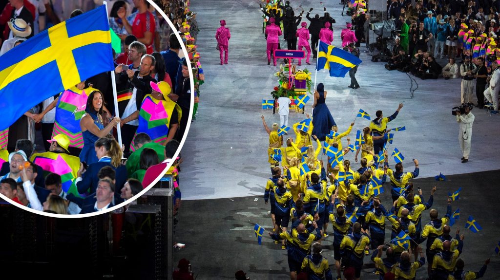 Historic Swedish elections - double flag bearers