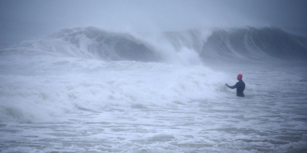 Storm Henry hits the East Coast of the United States