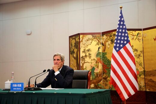 John Kerry during a meeting on Thursday.