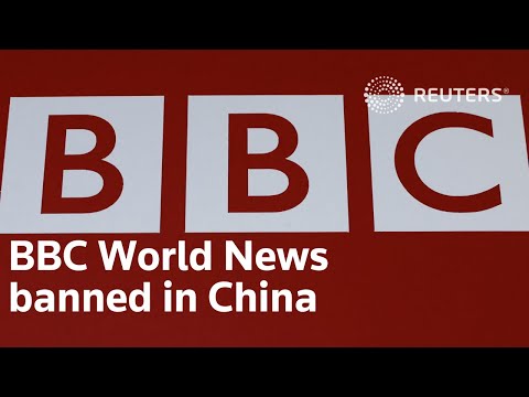 BBC broadcasts are banned in China.  China takes revenge on Britain
