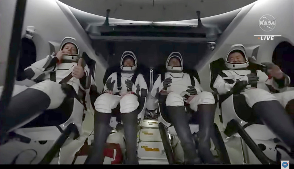 After the delay - the International Space Station astronauts landed on Earth again