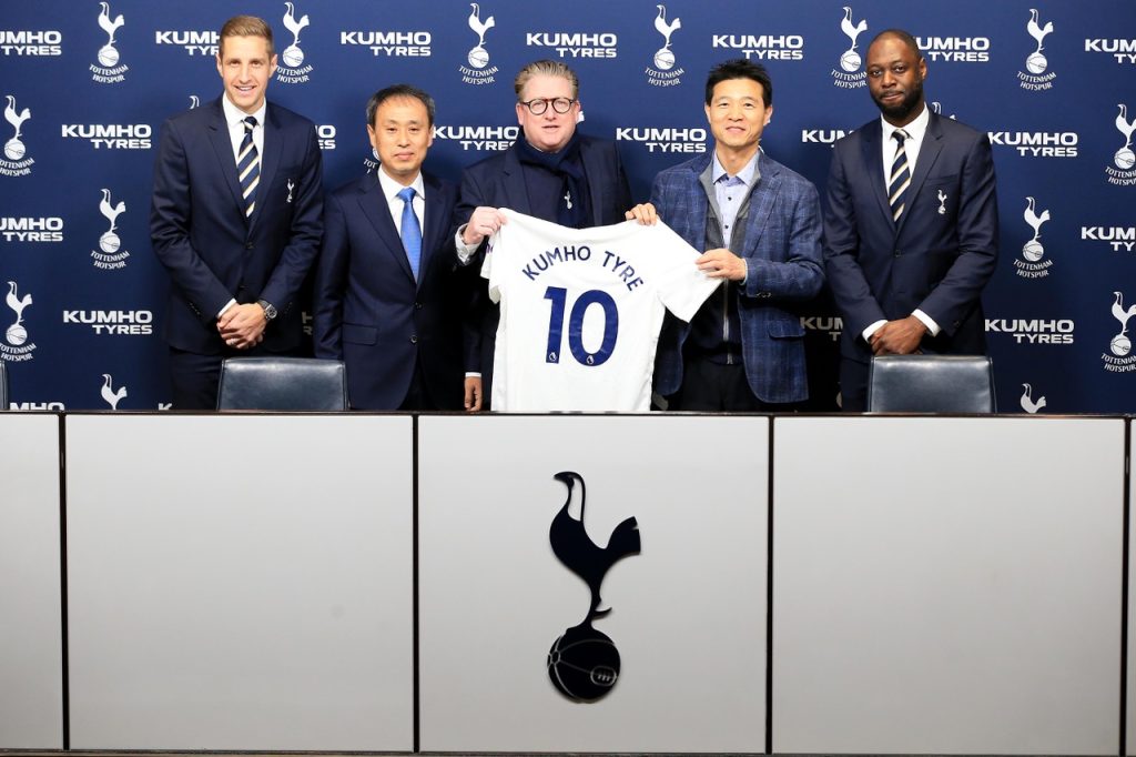 Kumho extends with Tottenham Hotspurs