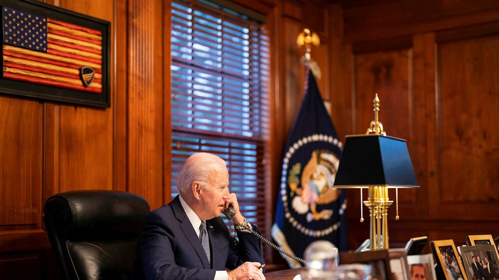 Biden and Putin warned each other in phone conversations