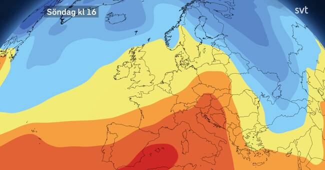 Heat wave across Europe - Temperatures recorded in London
