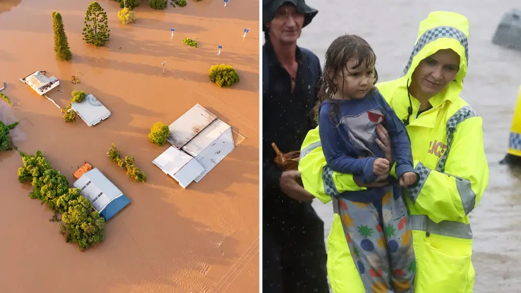 Australia floods after worst torrential rain in decades