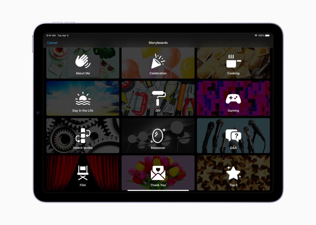 Apple releases iMovie 3.0.  With features to help you quickly create a video.