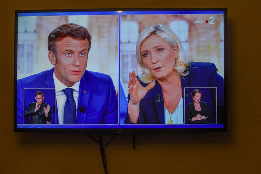 Emmanuel Macron and Marine Le Pen met in a televised debate this week ahead of the last round of the presidential election on Sunday.