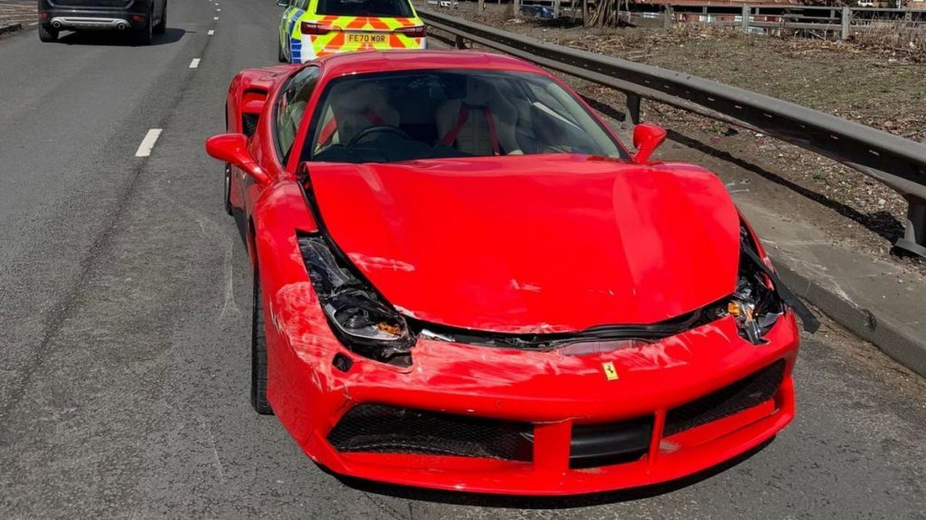 Bought a Ferrari 488 and crashed three kilometers later