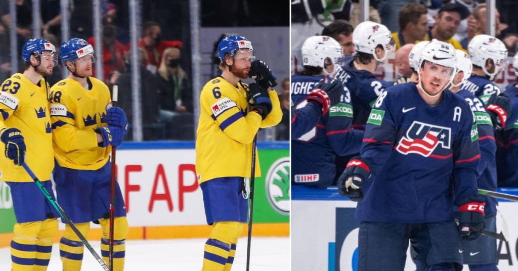 Tre Kronor fell to the United States after overtime