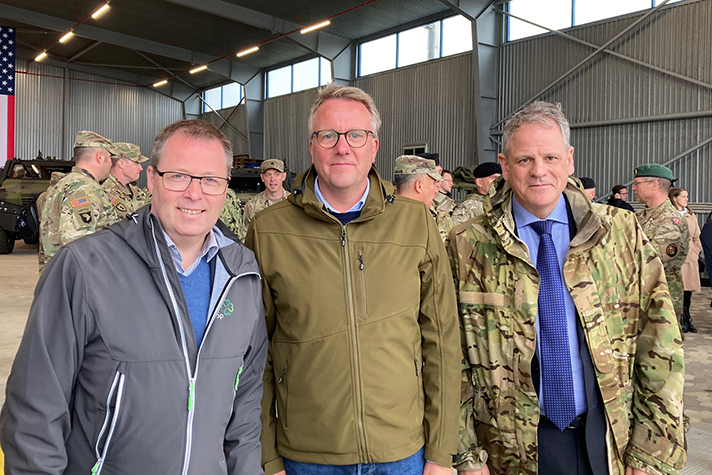 Tripartite meeting of defense ministers in Bornholm - Regeringen.se