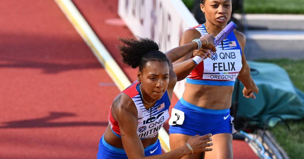 Alison Felix had to appear one last time - it could be a new medal