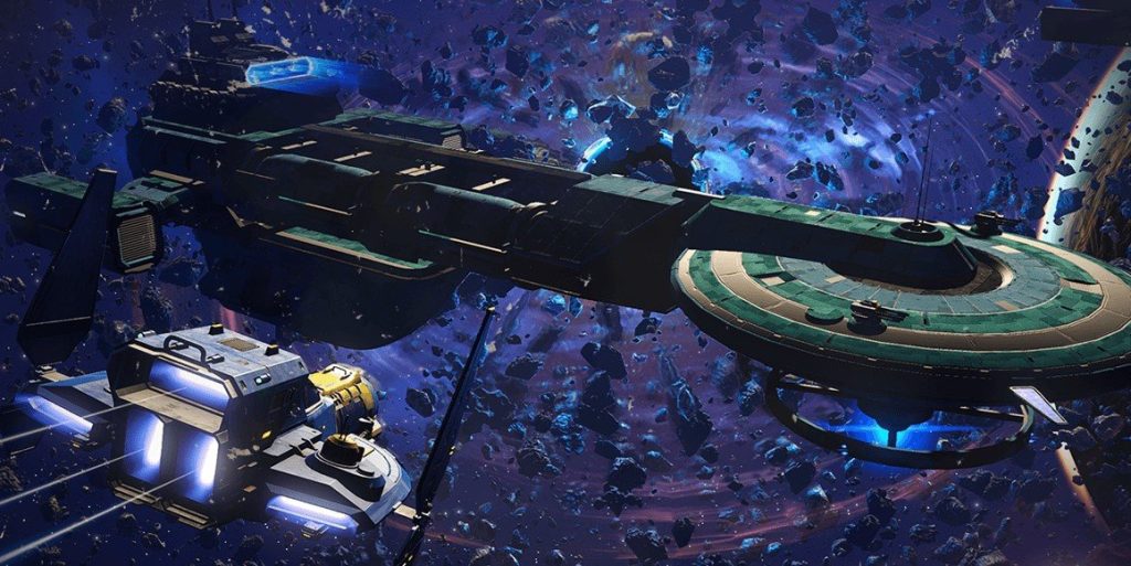 No Man's Sky: Endurance has live ships and better cargo bases