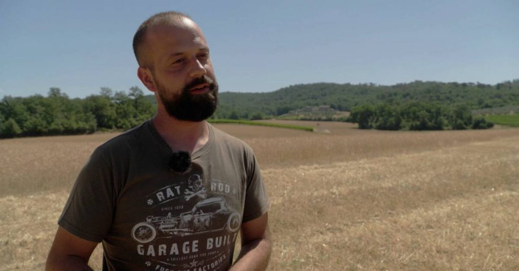 Severe drought in Italy - crops lost