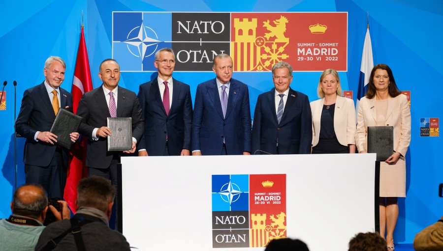 Sweden was invited as a member of the NATO Summit