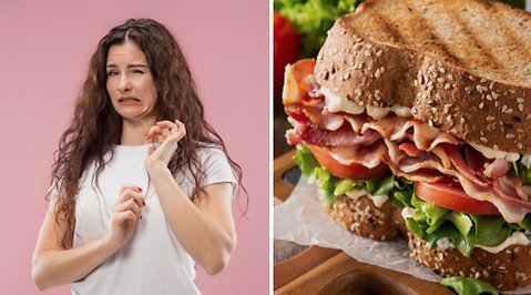 Woman's worst find in a sandwich: "Too big"