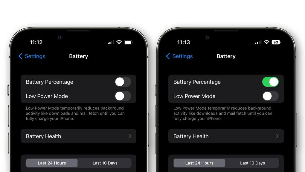 Apple keeps recording on battery meter in iOS 16