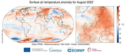 Copernicus: The summer of 2022 was the hottest in Europe