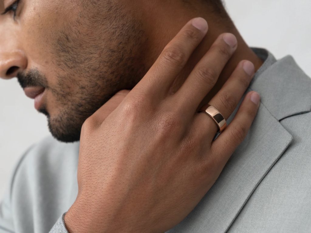 Oura Health ring is now completely round.  It also comes in a new color.