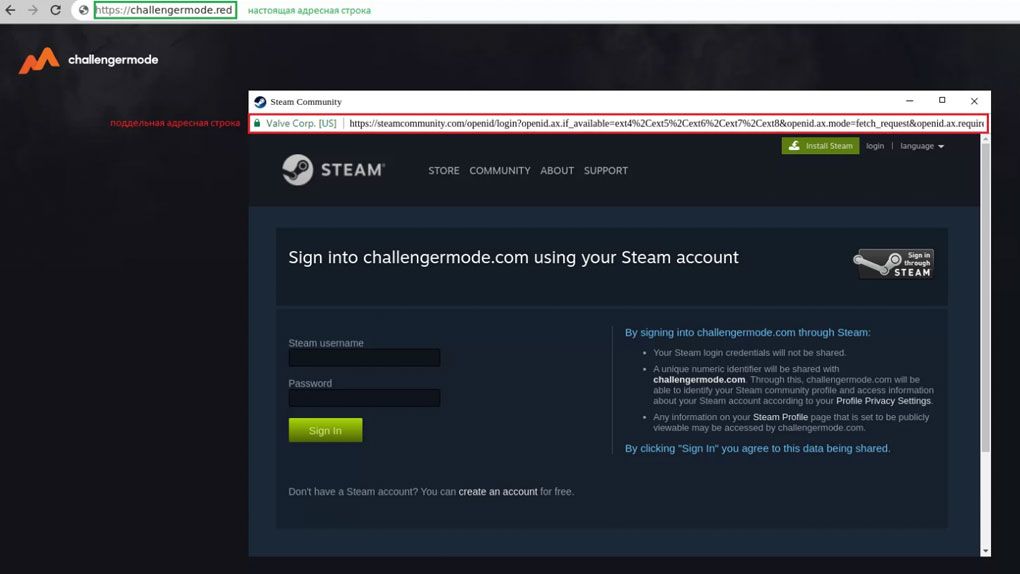 Steam accounts have been attacked by browser In Browser – A PC for Everyone