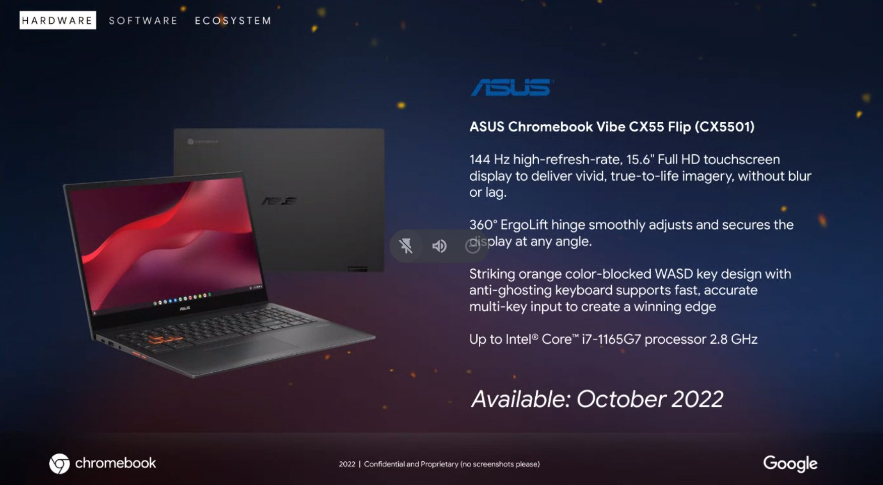 Asus Chromebook Vibe CX55 Flip 