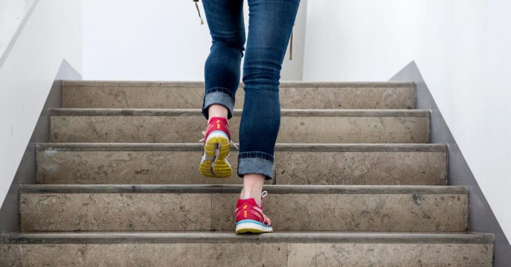 Climbing the stairs is an easy step toward a healthier life, writes Professor Mae Les Helenius, Committee to Promote Increased Physical Activity.