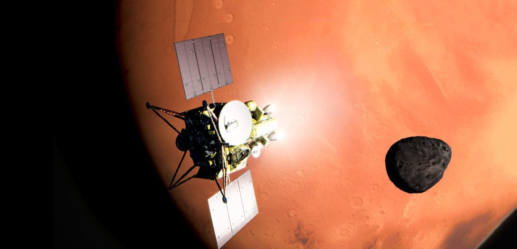 Japan is testing a probe that will collect soil on the Martian moon