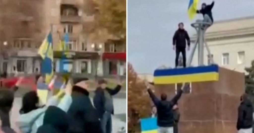 Raising the Ukrainian flag in Kherson: "The occupiers are expelled"
