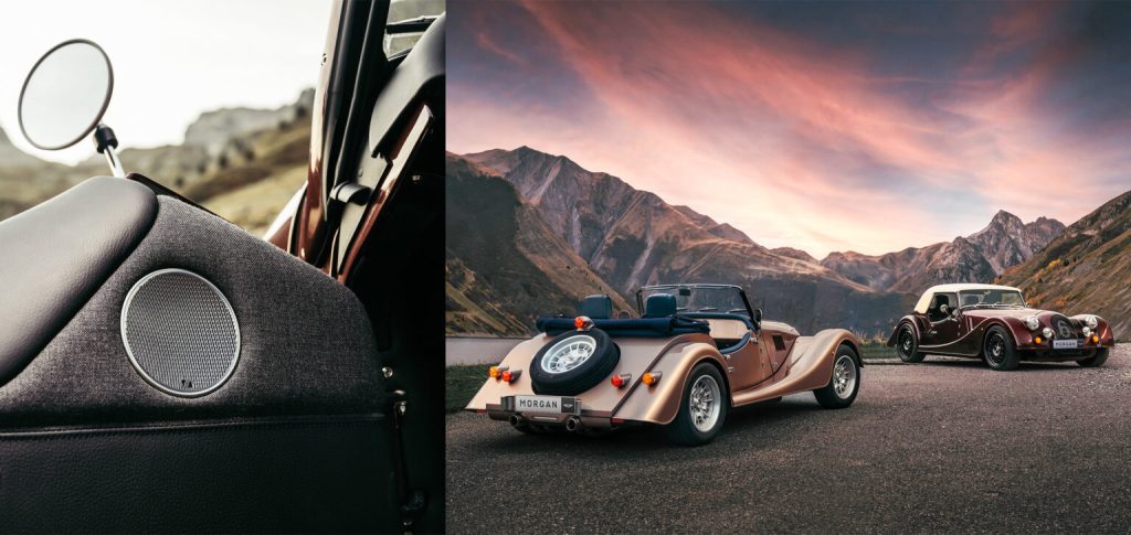 Sennheiser provides the audio for Morgan's new classic sports cars
