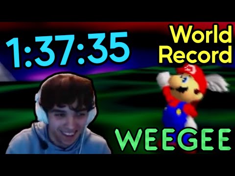 A new world record for Super Mario 64!  15 seconds faster.