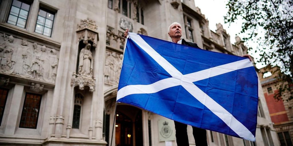A London court ruled that Scotland should not vote for independence