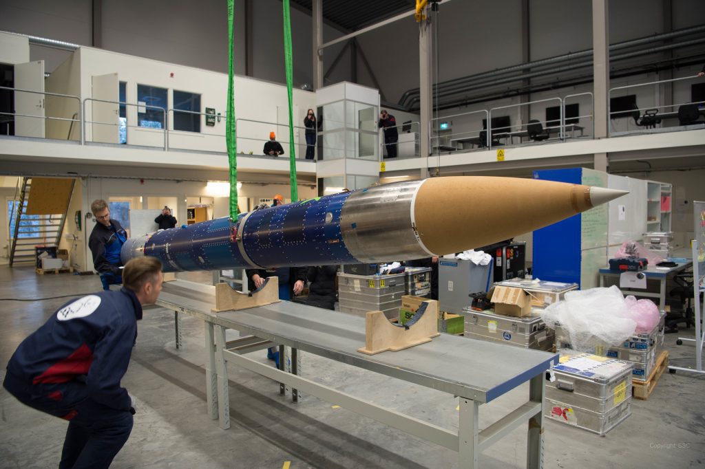 Experiments get six minutes in weightlessness using a Swedish rocket